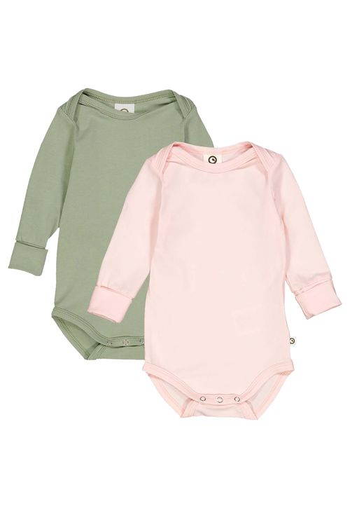 Müsli by Green Cotton Langarmbody Unifarben multicolor 74