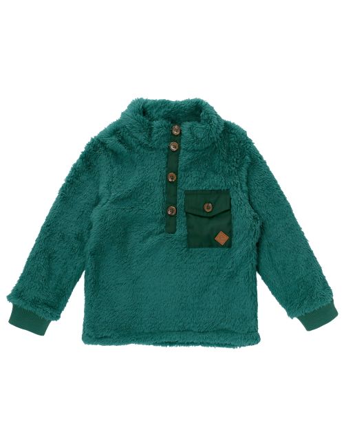 Ebbe Kids Fleecepullover Fleece Wood Green 128 (7-8 Jahre)