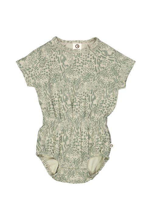 Müsli by Green Cotton Kurzarmbody Animal grün 56