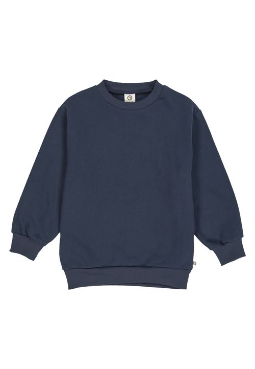 Müsli by Green Cotton Sweatshirt Unifarben dunkelblau 86