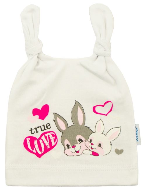 Aliap Mütze Hase weiß