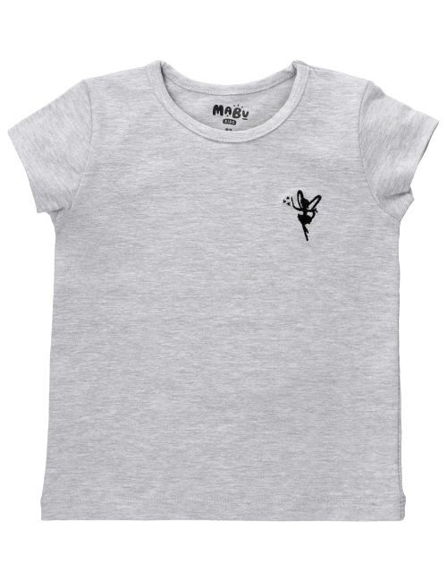 MaBu Kids T-shirt Petite Fée Gris 18-24M (92 cm)