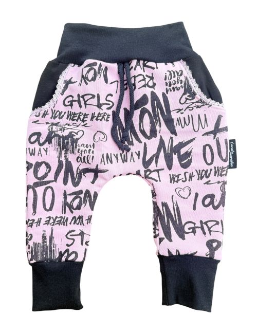 Land-Juwelen Pantalon Fait main Rose 18-24M (92 cm)