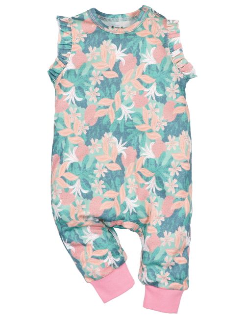 NINI Grenouillère Floral Vert