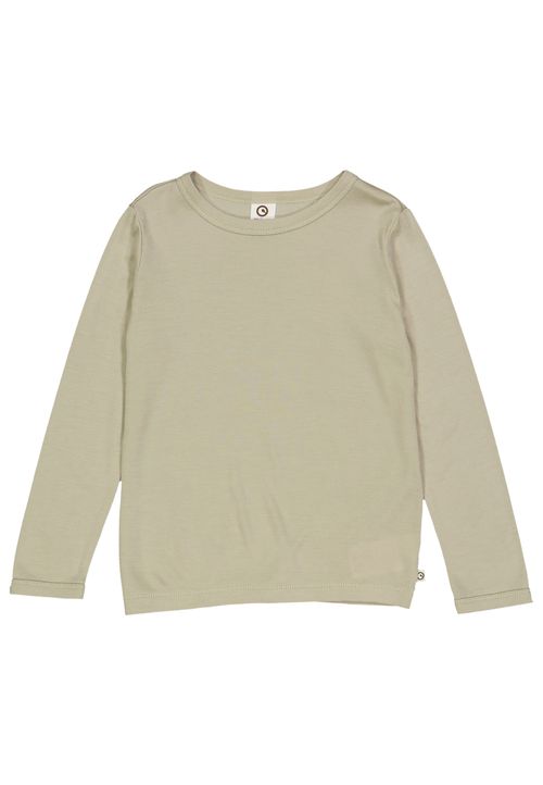 Müsli by Green Cotton Langarmshirt Unifarben grün 110