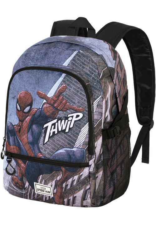 Marvel Spiderman Arachnid-FAN Fight 2.0 44x31x18 cm grau Onesize Kinder