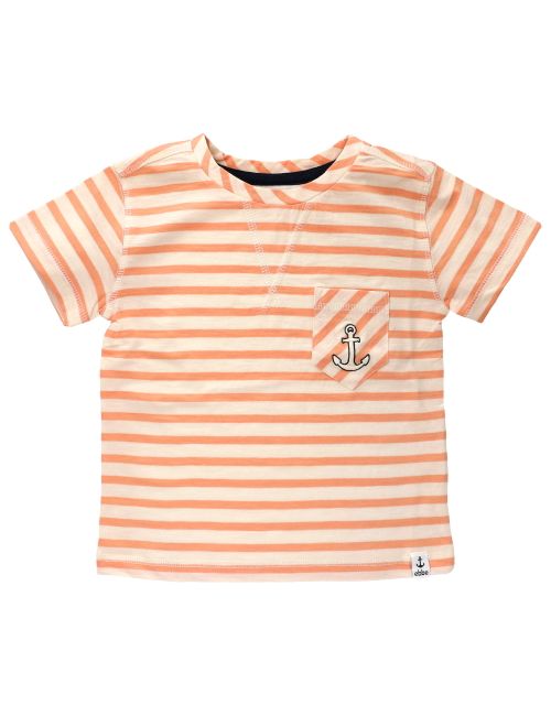 Ebbe Kids T-Shirt Streifen Koralle 152 (11-12 Jahre)