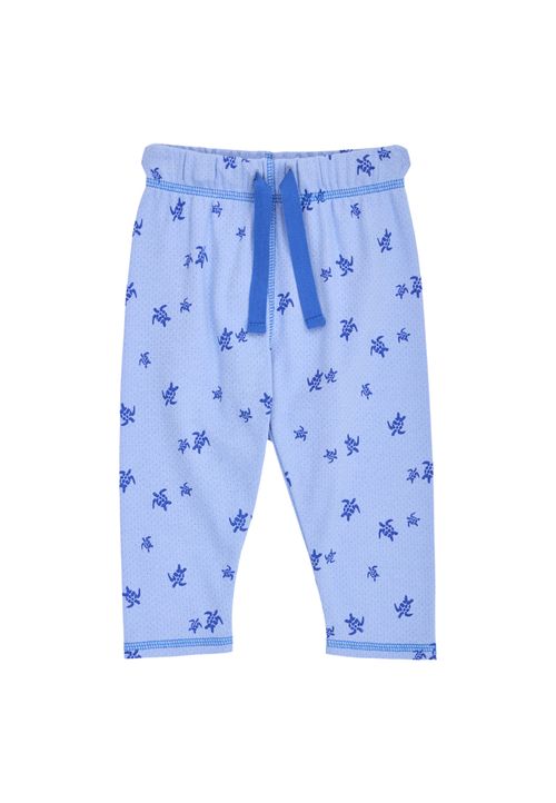 Green Cotton Babyhose blau 56