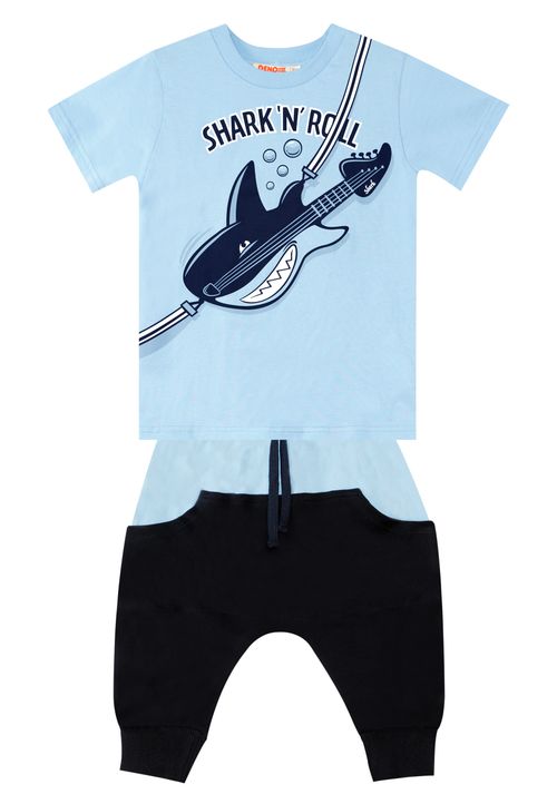 Denokids Unifarben blau 104