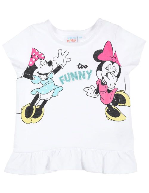 Disney T-Shirt Minnie Mouse weiß