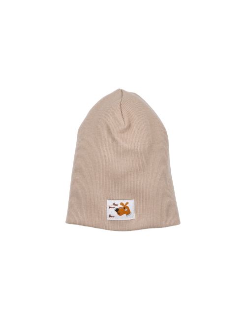 NINI Mütze Hund beige 62 (0-3 Monate)