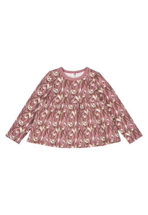 Müsli by Green Cotton Langarmshirt Blumen rosa 86