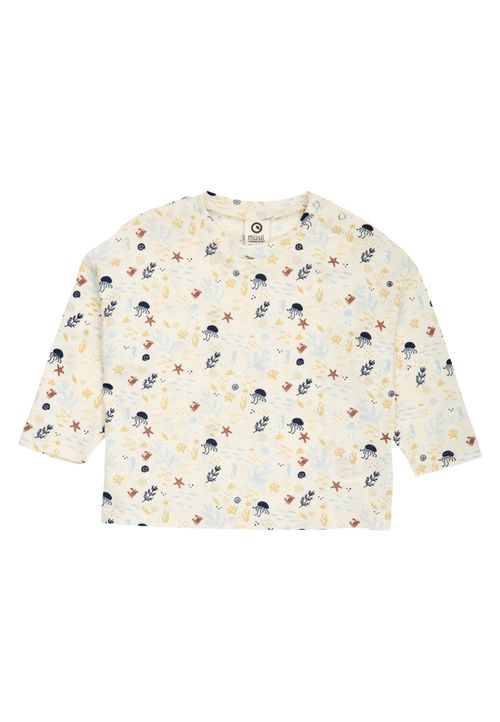 Green Cotton Langarmshirt creme 74