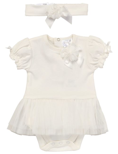Rock A Bye Baby Boutique 2 pièces Ensemble Volant Crème