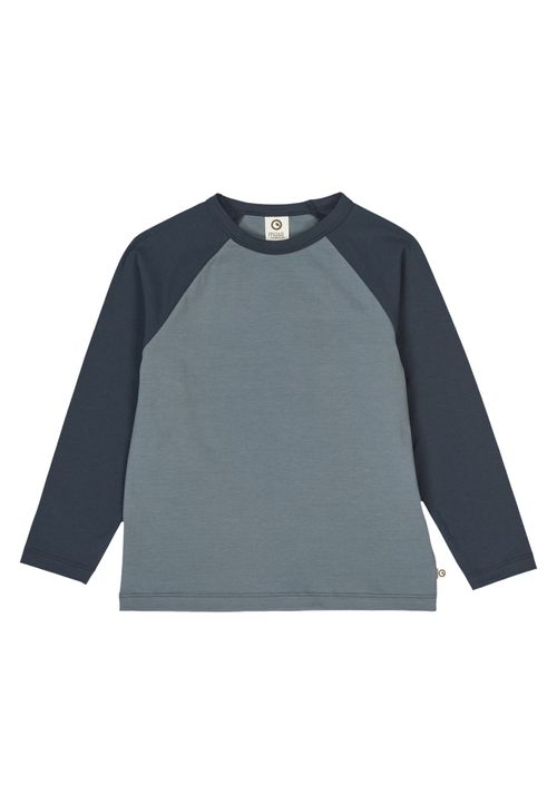 Müsli by Green Cotton Langarmshirt Unifarben blau 104
