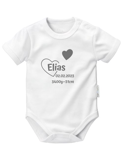 Baby Sweets Body Personalisierbar weiß 62 (0-3 Monate)