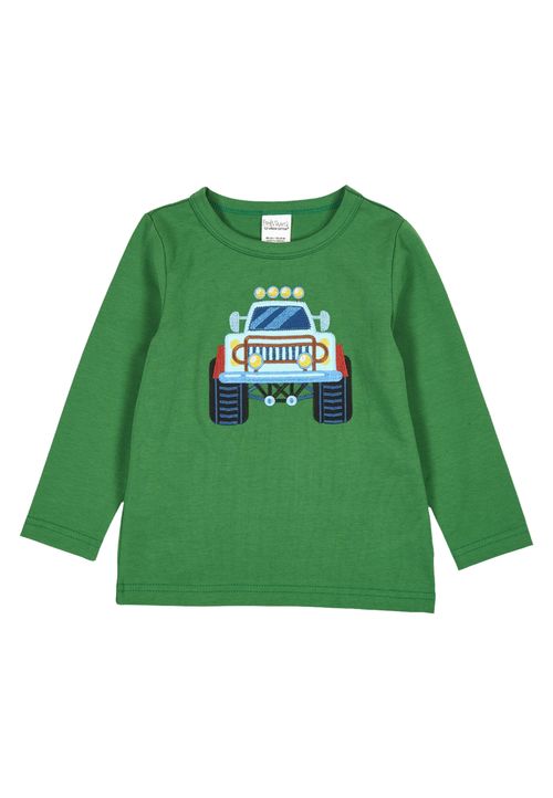 Fred s World by Green Cotton Langarmshirt Unifarben grün 86