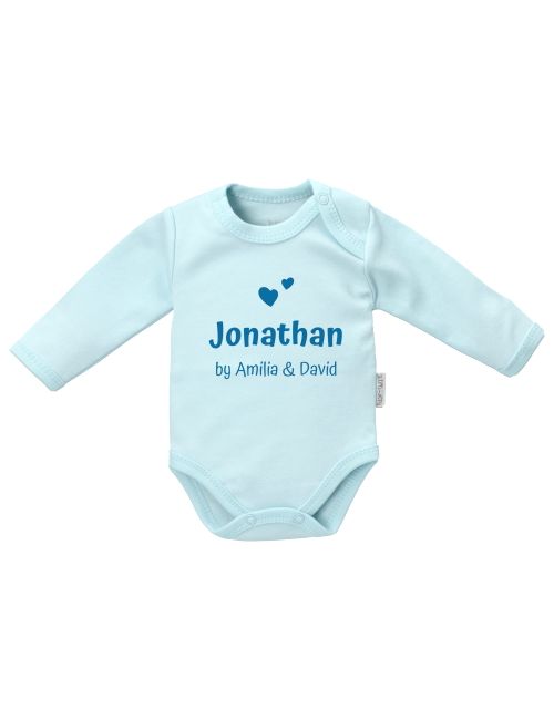 Baby Sweets Body Personalisierbar blau 68 (3-6 Monate)