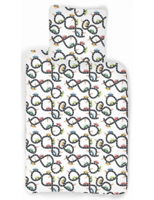 tex idea GmbH Linge de lit Voiture 135x100 cm Blanc