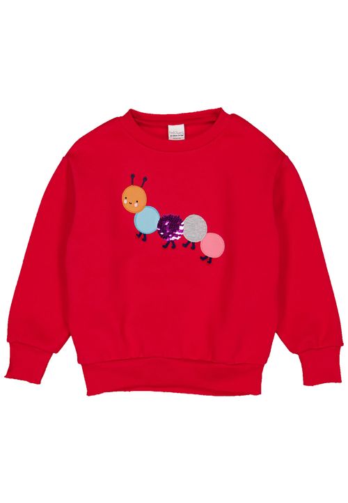 Fred s World by Green Cotton Sweatshirt Unifarben rot 104