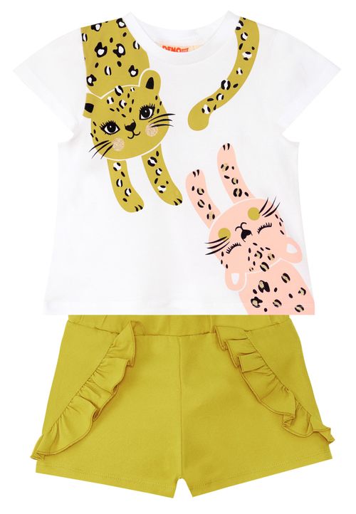 Denokids Print weiss 104
