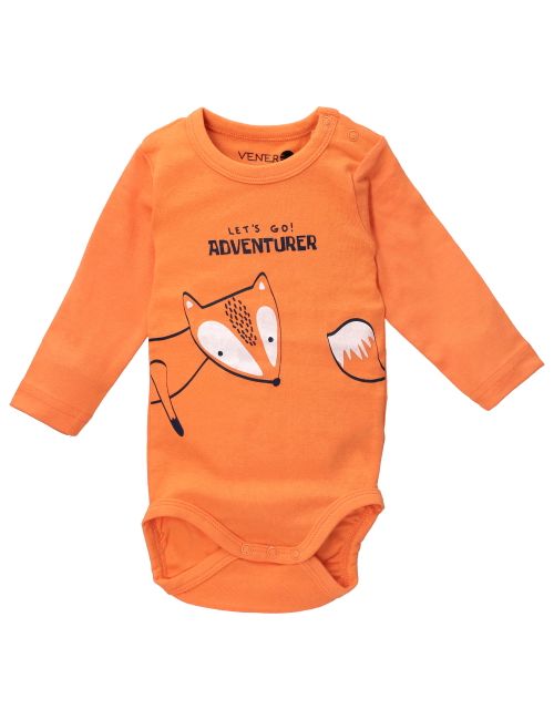 VENERE Body Fuchs orange 62/68 (3-6 Monate)
