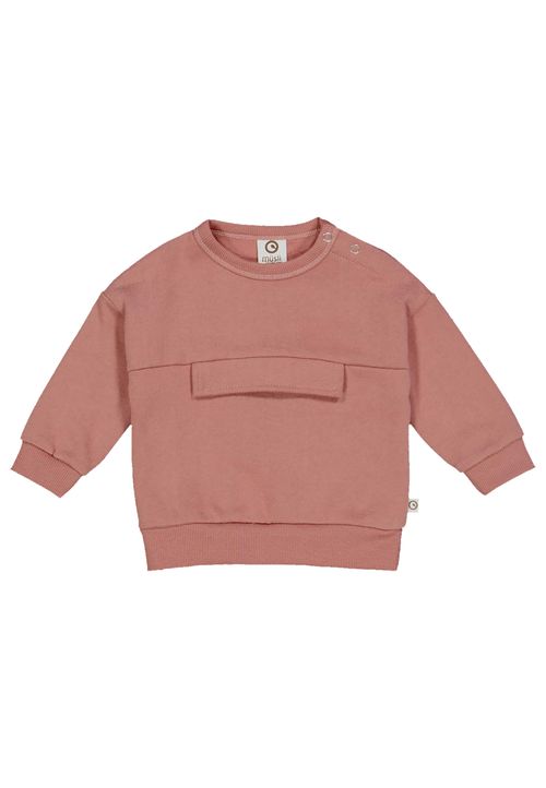Müsli by Green Cotton Babysweatshirt Unifarben rosa 68