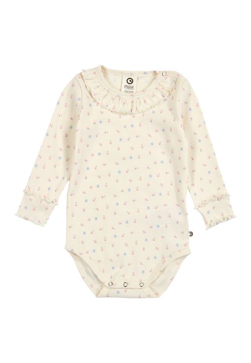 Green Cotton Langarmbody creme 56