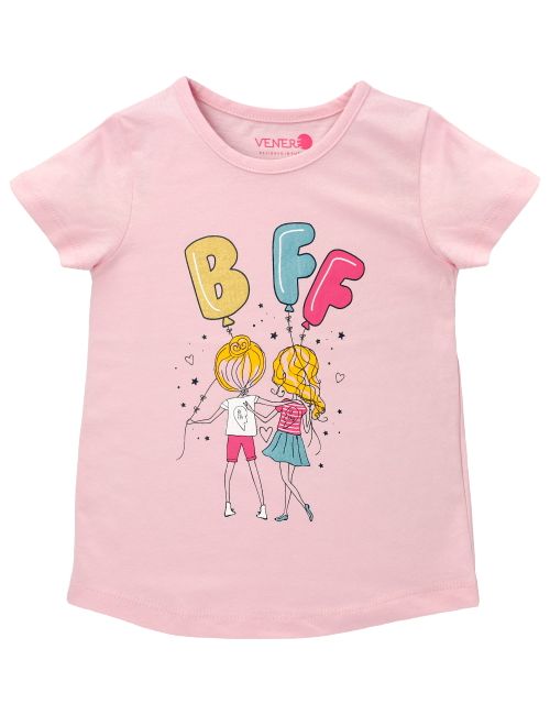 VENERE T-Shirt BFF rosa 98 (2-3 Jahre)