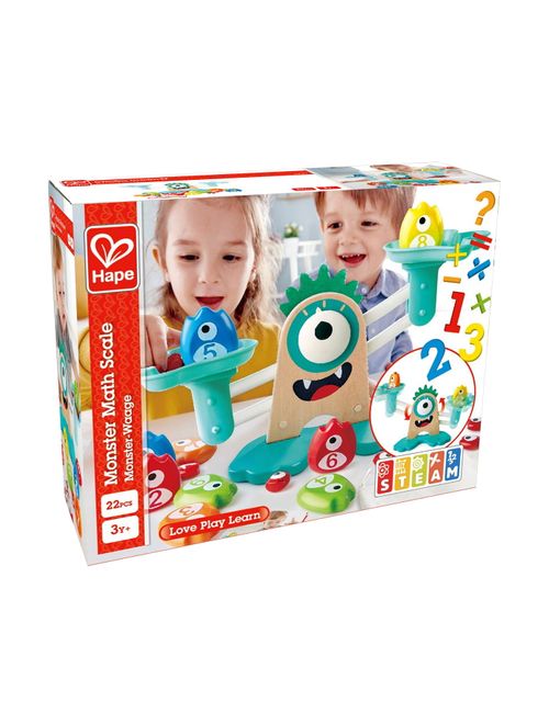 Hape 22 Teile Waage Monster 38,2x18x14,2 cm 3+ Jahre bunt