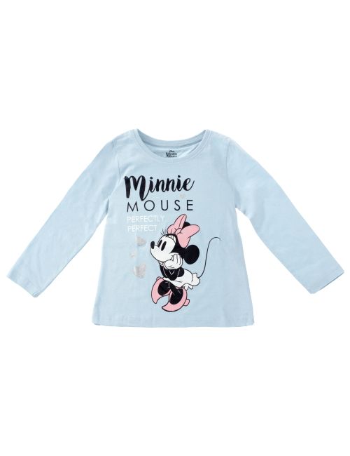E Plus M Langarmshirt Minnie Mouse blau 122 (6-7 Jahre)