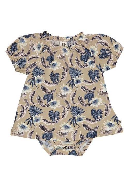 Müsli by Green Cotton Bodykleid Blumen beige 56