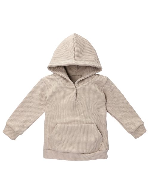 MaBu Kids Hoodie taupe 92 (18-24 Monate)