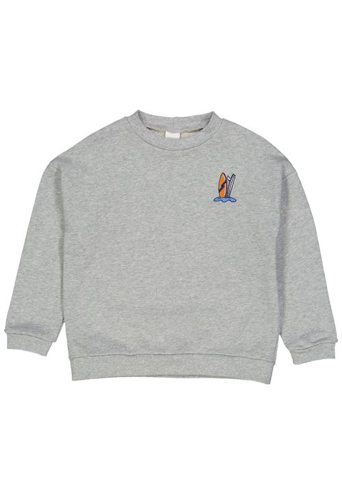 Fred s World by Green Cotton Sweatshirt Unifarben grau 116