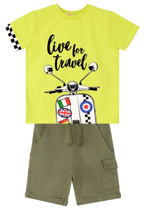 Denokids Print dunkelgruen 104