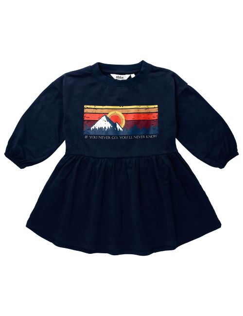 Ebbe Kids Kleid dunkelblau Mountain navy 140 (9-10 Jahre)