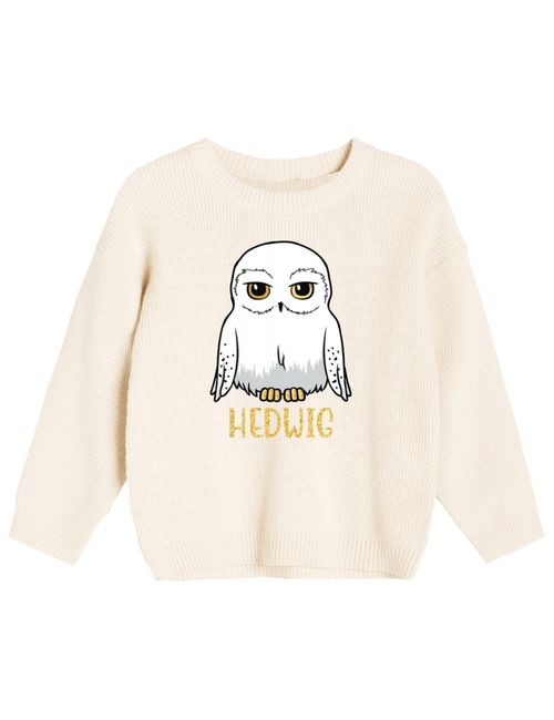 Warner Bros. Pullover Harry Potter - Hedwig Strick weiß 116 (5-6 Jahre)