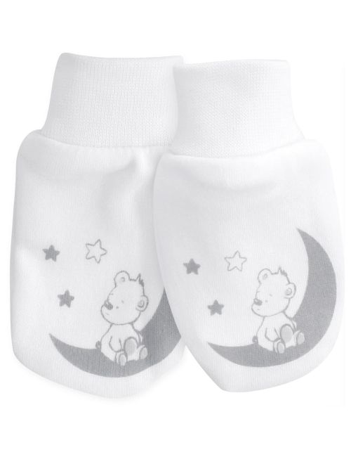 Baby Sweets Gants Ours A Star Is Born Étoiles Blanc Naissance (56 cm)