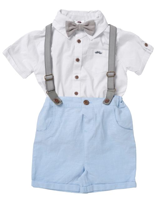 Little gent 4 pièces Ensemble Blanc