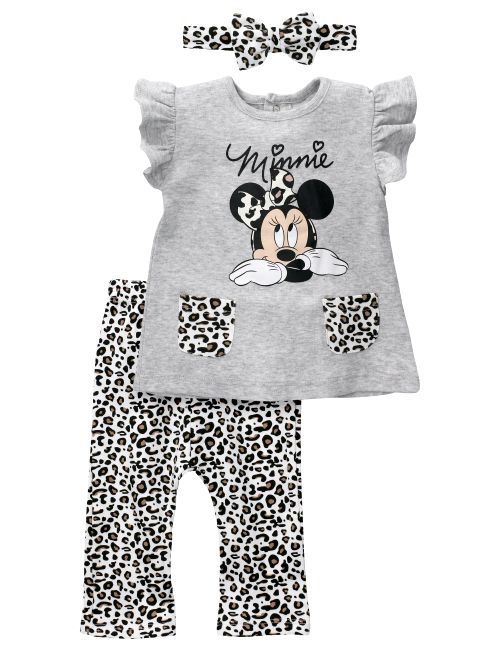 Disney Baby 3 Teile Set Minnie Mouse grau 62/68 (3-6 Monate)