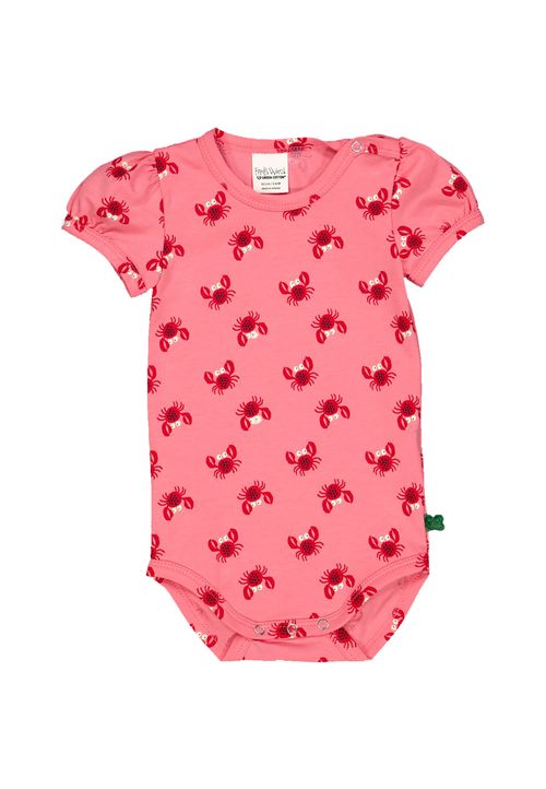 Fred s World by Green Cotton Kurzarmbody Print pink 74