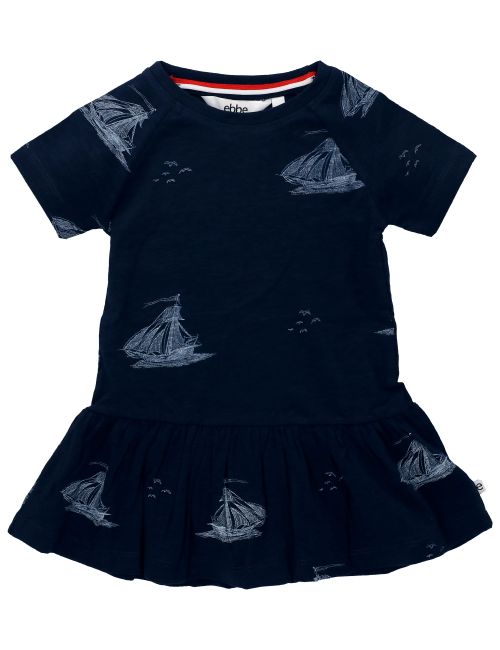 Ebbe Kids Kleid Schiff navy 80 (9-12 Monate)