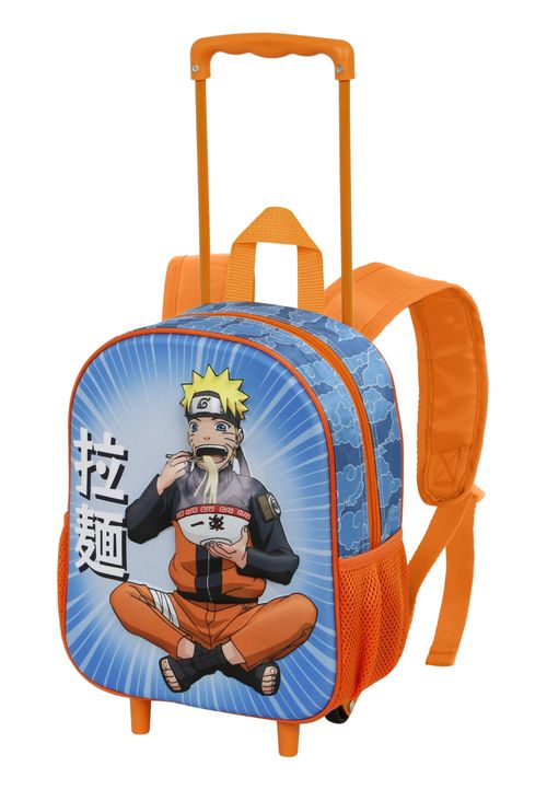 Naruto Ramen-Small 3D Backpack with Wheels Rucksack 34x26x13 cm blau Onesize Kinder