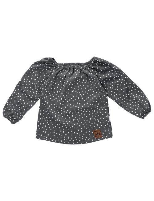 Baby Sweets Langarmshirt Lieblingsstücke Punkte grau 110 (4-5 Jahre)