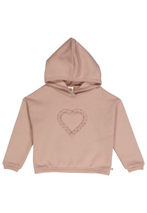Müsli by Green Cotton Kapuzenpullover Unifarben rosa 104