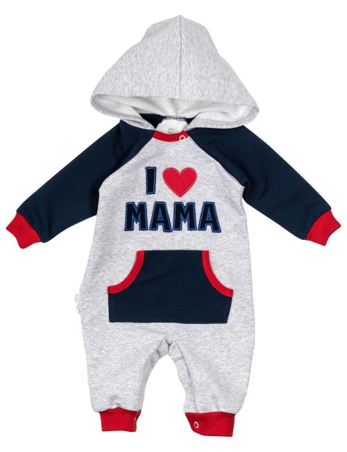 Baby Sweets Strampler I love Mama rot 74 (6-9 Monate)