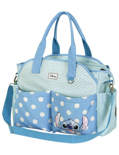 Disney Sac à langer Stitch Points Bleu clair