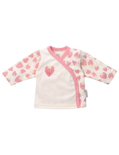 Baby Sweets Wickelshirt Erdbeeren Little Strawberry creme 74 (6-9 Monate)