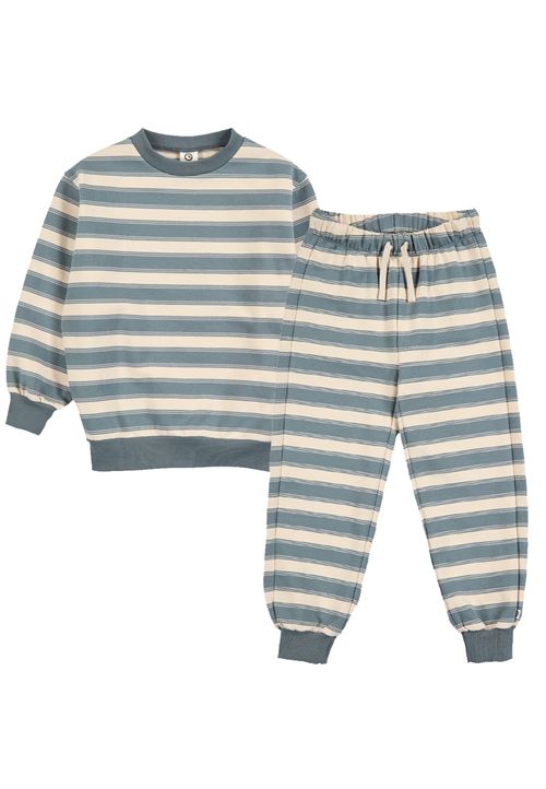 Müsli by Green Cotton Set Streifen blau 86
