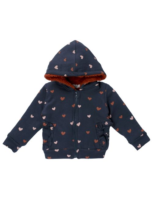 Dirkje Übergangsjacke Herz Gefüttert navy